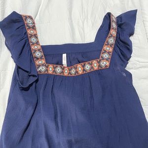 Embroidered top